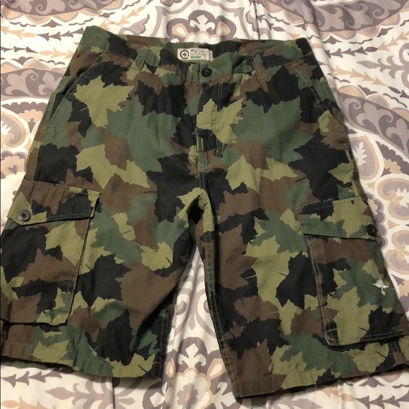Lrg Other - LRG Lifted Research Group camouflage cargo shorts